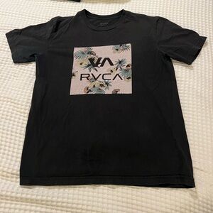RVCA Black Graphic Tee